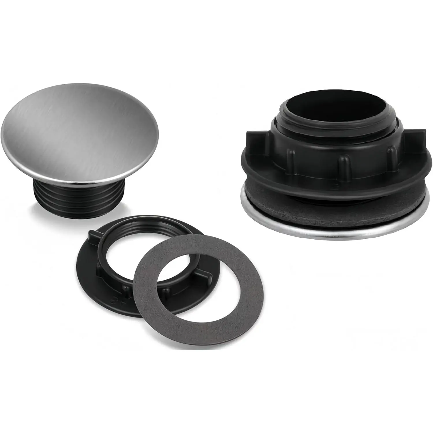 2 Pack Sink Hole Cover,Stainless Steel Kitchen Sink Hole Cover,Kitchen Faucet Hole Cover