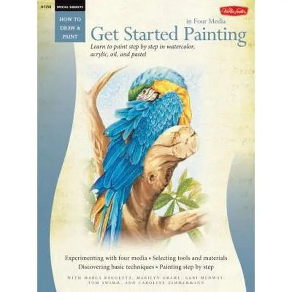 USED Book - Special Subjects: Get Started Painting: Explore Acrylic, Oil, Pastel, and Watercolor (How to Draw & Paint) by Tom Swimm (Paperback) - english