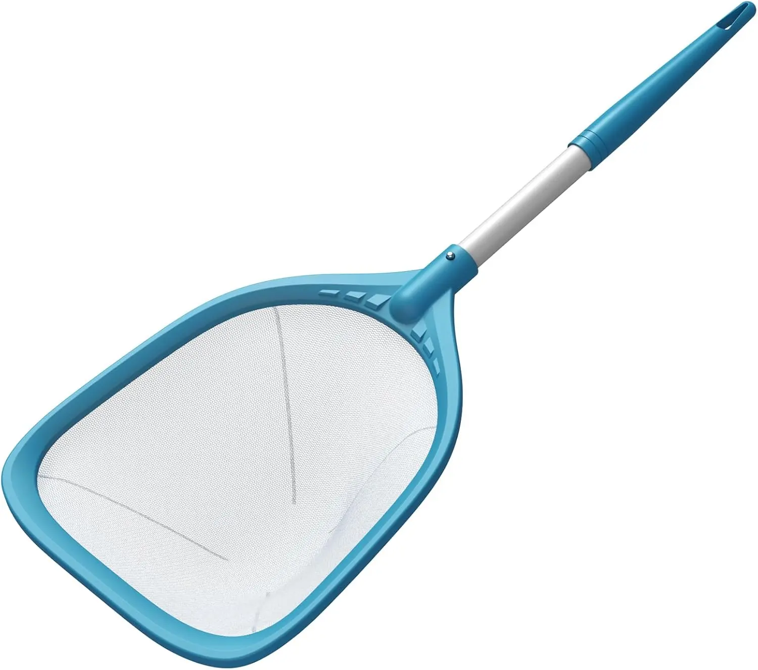 Professional Pool Skimmer Net 26.8 inches - Fine Mesh for Fast Debris Removal - Ideal Pool Nets for Cleaning Ponds, Spas, and Hot Tubs - Efficient Pool Maintenance