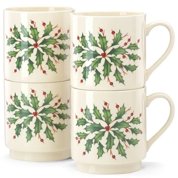 Lenox 853763 Holiday Stackable Mug Set