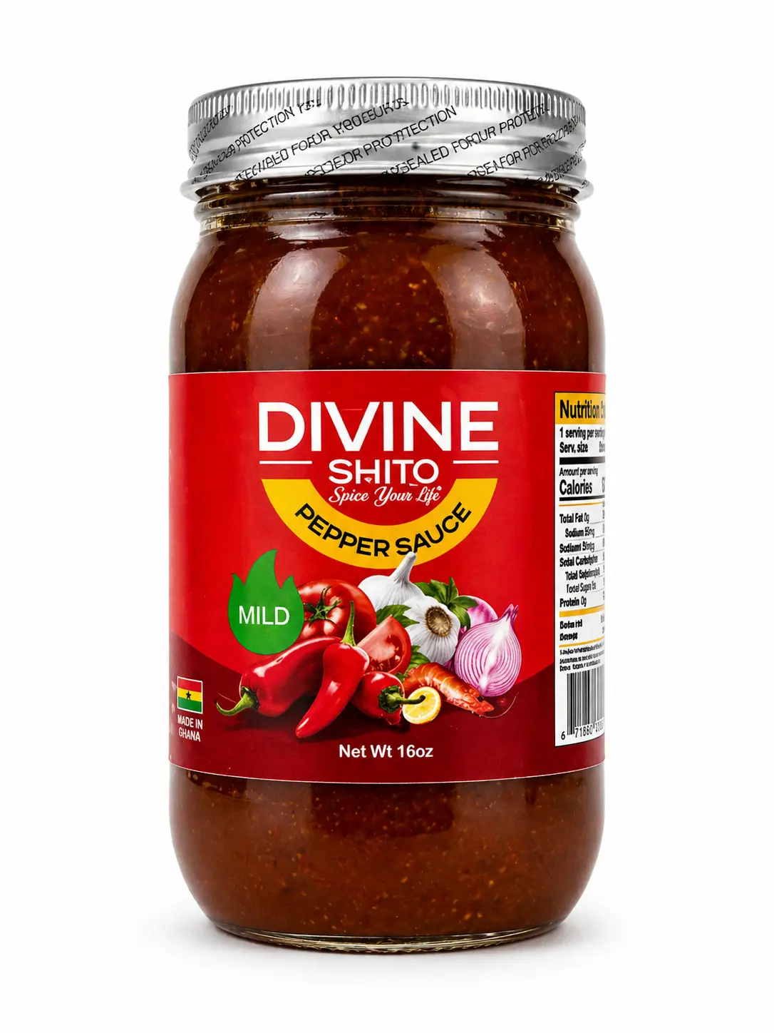 Divine Shito (mild) 16 oz