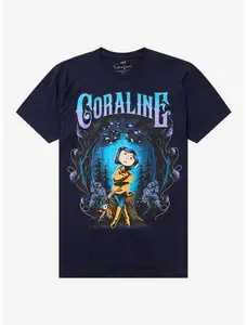 Coraline Forest Portal T-Shirt, Movie Graphic Tee, Retro Streetwear for Men and Women, Perfect Gift for Movie Fans
