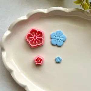 Flower Clay Cutter | 0.2mm Precision Blade, PLA+ Durable 3D Printed Tool