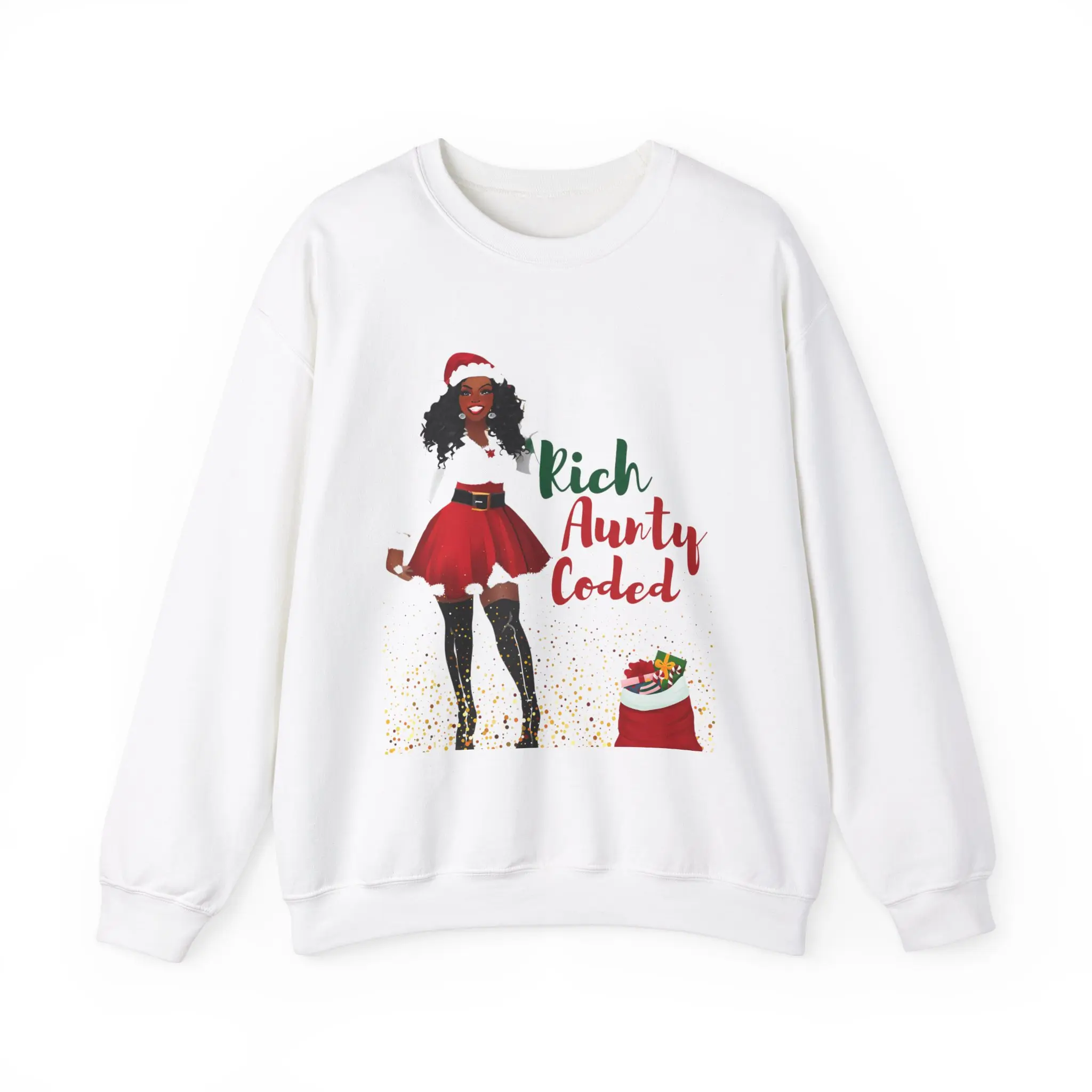 Rich Aunty Holiday Season Sweater | Cozy Christmas Sweater | Holiday Sweater| Xmas Sweater
