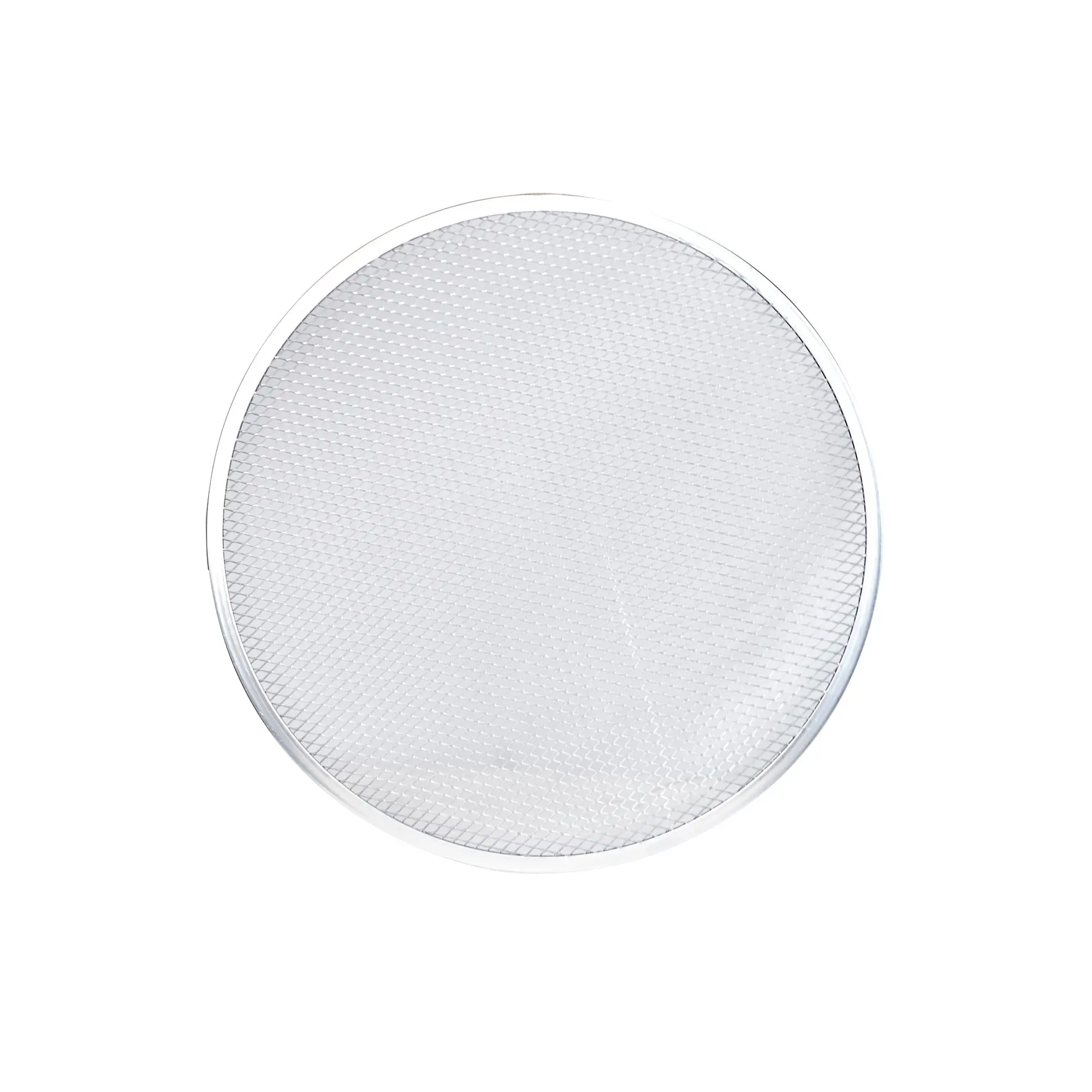 Hakka Thick 12 in Commercial Grade Non-Toxic Aluminum Pizza Pan Set (6 PCS) - Perforated Pizza Screen with Seamless Edges, Round Crisper Tray for Home & Commercial Use