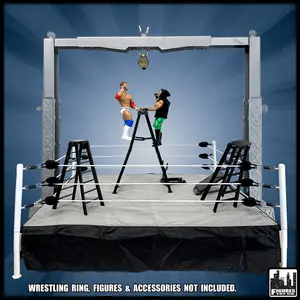 Grab The Gear Adjustable Playset for WWE & AEW Wrestling Action Figures