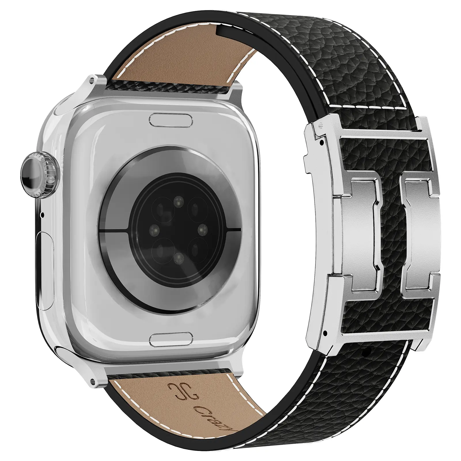 Black Band+Silver Buckle