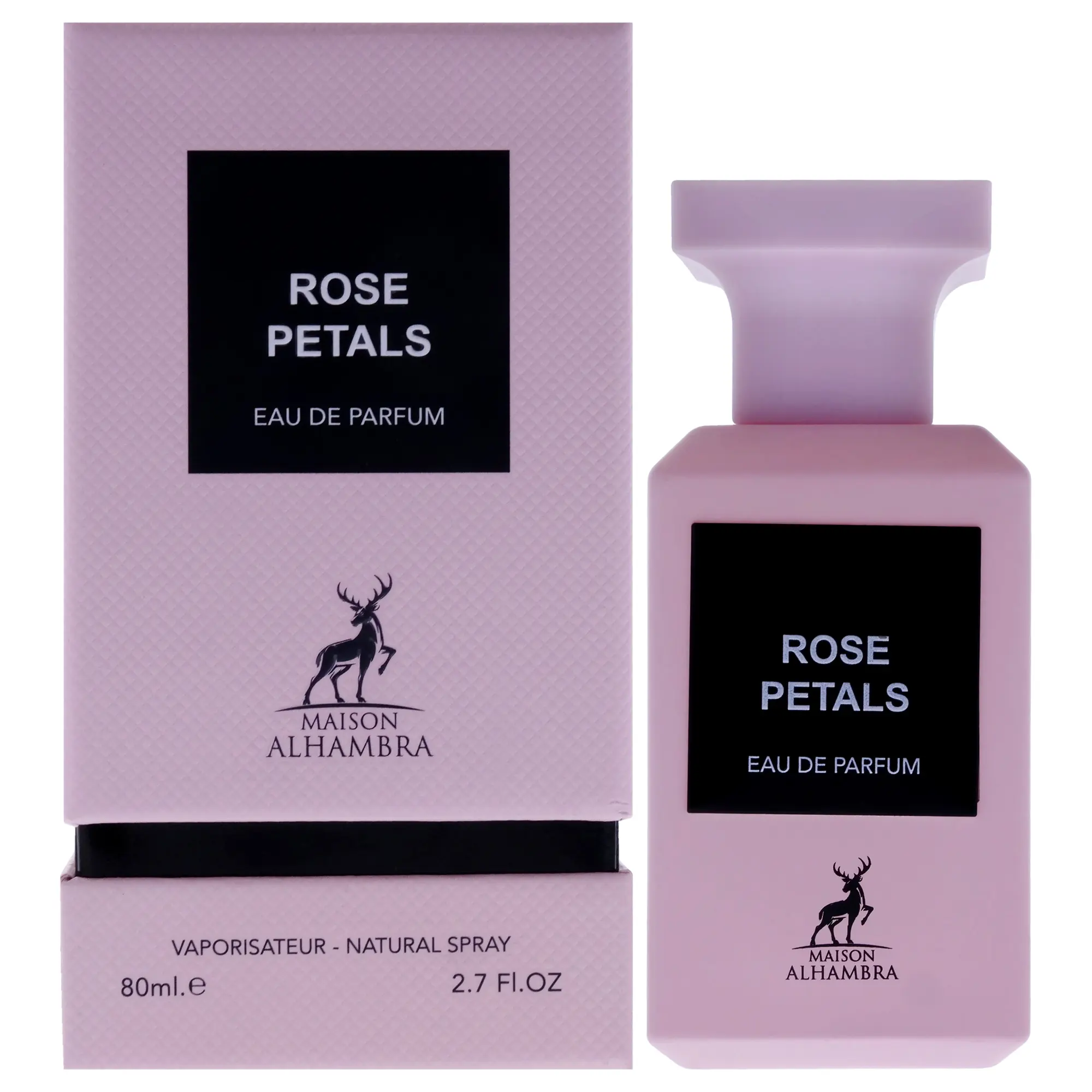 Maison Alhambra Rose Petals Elegant Floral Perfume for Women, 2.7 oz (80ml) Natural EDP Spray