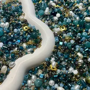 Claim on live -DIY natural Crystal Macrame Brined Crystal Stone Bracelet Necklace