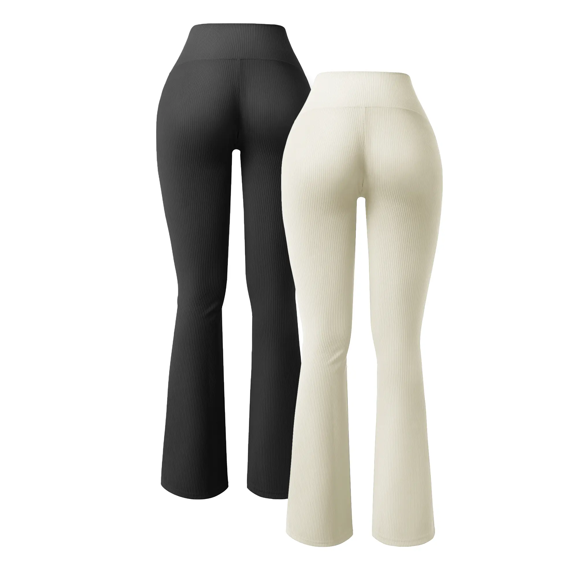 SeSe Code Fashion Women's Flare Yoga Pants High-Waisted Hip Lifting Tummy Tightening Leggings