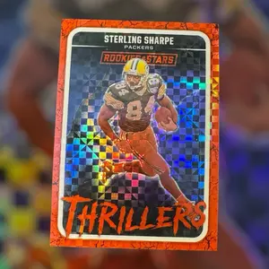2025 Rookies & Stars- Sterling Sharpe- Red Checkered Prizm THRILLERS NO.5