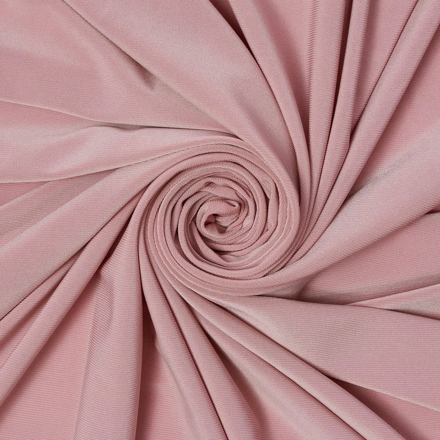 Dusty Rose Knit Jersey Fabric | Poly Spandex Stretch—58/60" Wide