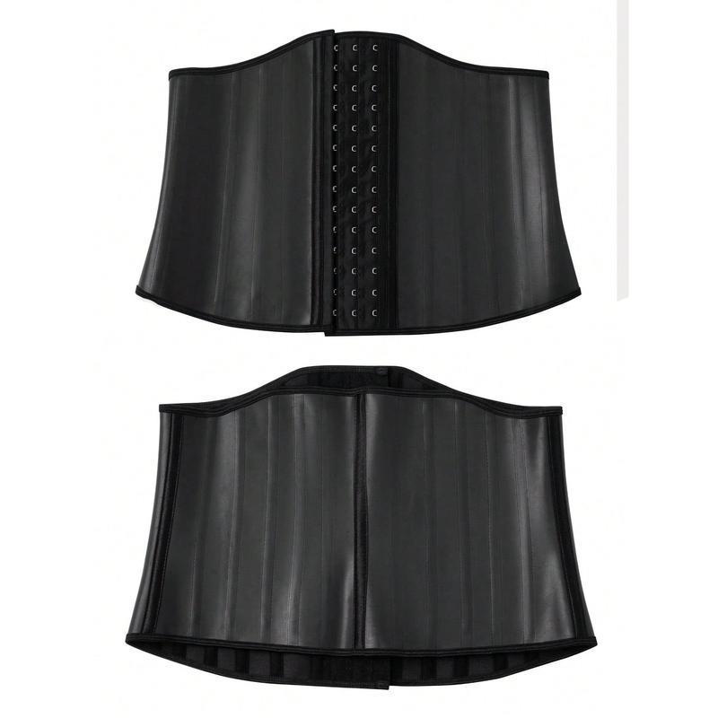1pc Latex Curves 25 Steel Bone Waist Trainer Belt Corset Firm Control Body Shaper Cincher  Underbust Hourglass Sports Girdle Fajas Womenswear Everyday Compression holiday shape wear sale tummy solid color  top rear open bust shapewear set high stretch
