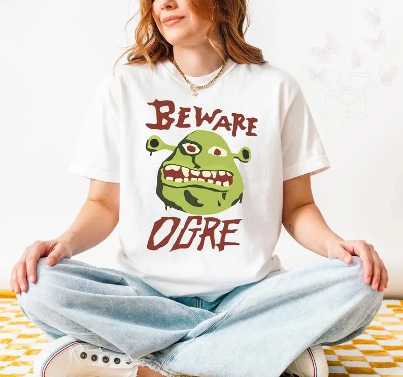 Comfort Colors  Beware Ogre Shrek T-Shirt