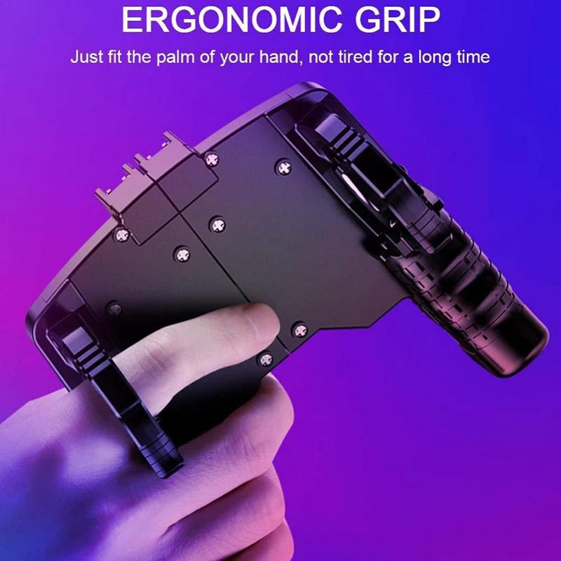 Trigger Free Fire PUBG Controller for Cell Phone Gamepad Joystick Android iPhone Control Mobile Game Pad Pugb Smartphone Command Trigger Free Fire PUBG Controller for Cell Phone Gamepad Joystick Android iPhone Control Mobile Game Pad Pugb Smartphone Command