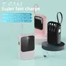 2026 flagship latest release 10000 i-phone portable charger. Comes with three external charging cables and supports power bank fast charging, allowing you to charge three different devices at the same time.