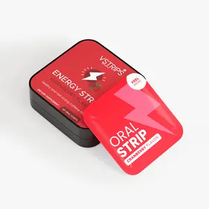 Energy Strips - 50mg of Caffeine + 30mg of L-Theanine for On The Go Energy - Energy Supplement