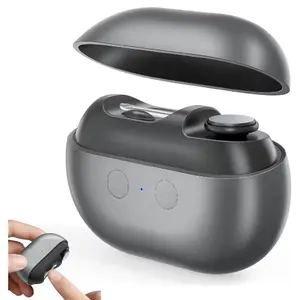 2-in-1 Electric Nails Cutter Trimmer Polisher Manicure Pedicure Tool Nail Care TYPE-C Charging Automatic Fingernail Clipper With Auto LED Light for Kids & Adults