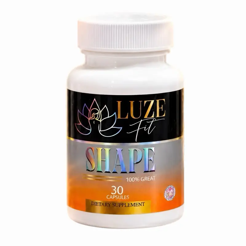 LUZE FIT SHAPE SILVER 30 Caps Natural Ingredients for Immune System Support & Digestive Health Daily Use 30 Capsules 500g Box Suitable for Adults Fitness Edible Vitamin D3 Organic Dietary Natural Supplements