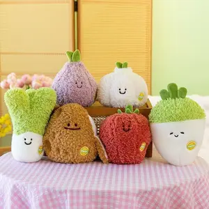 Aesthetic Vegetable Plush Toy Soft Stuffed Fruit Doll Room Decor Healthy Lifestyle Gift for Veggie Lovers 20cm