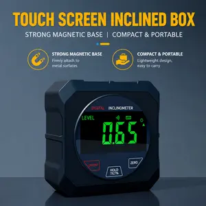 Mini Magnetic Digital Inclinometer Angle Gauge – High Precision Touch Screen Level Meter