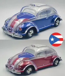 WSTER Bluetooth Speaker Car WS-1937 MUSIC CAR Speaker PUERTO RICO FLAG