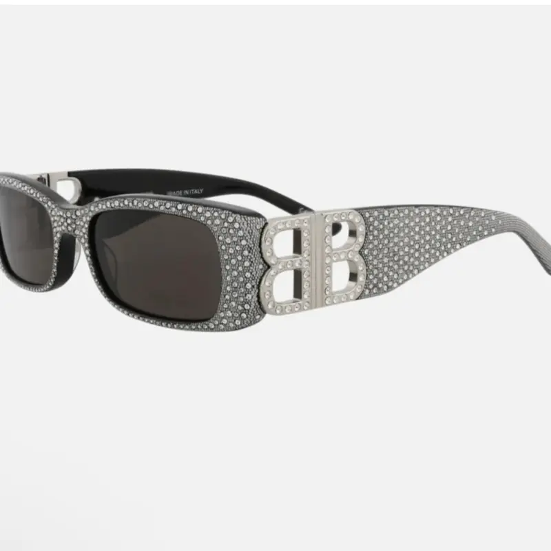 Pre-owned Balenciaga Crystal Embellished Sunglasses