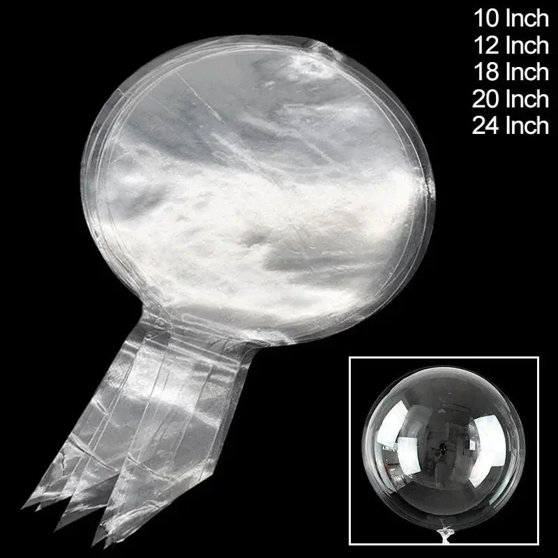 10pcs Transparent Popo Bubble Balloon Transparent inflatable helium balloon bounce out blitz Balloon Inflatable Pop Outs Wedding birthday party decoration Balloon Decorations Balloon Party Supplies Party Balloons Decorations