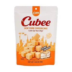 EZBEE Cubee New York Cheesecake Flavor Snack Cakes 52g - Korean Baked Treats