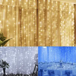 Leonlite 9.8FT × 9.8FT Window Curtain Light with 8 Modes Outdoor Nativity Scenes for Holiday & Christmas Party Decoration