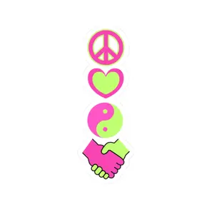 Peace Love Unity & Respect Sticker