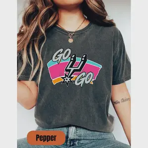 Comfort Colors SA Spurs Floral T-Shirt, Vintage Boho Spurs Graphic Tee, Basketball Shirt