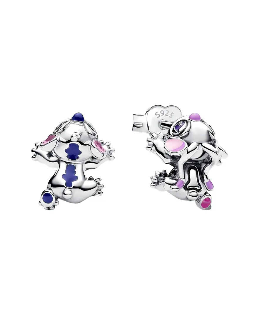 Pandora x Disney Silver Stitch & Angel Stud Earrings