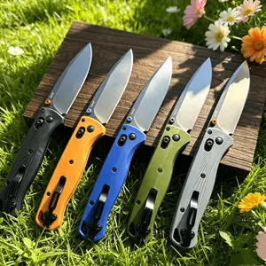 1pc 535BK EDC Folding Knife, Sharp Pocket Fruit Knife, High-Quality Stainless Steel Small Knife, Ideal for Outdoor Camping Hiking Fishing & Daily Carry