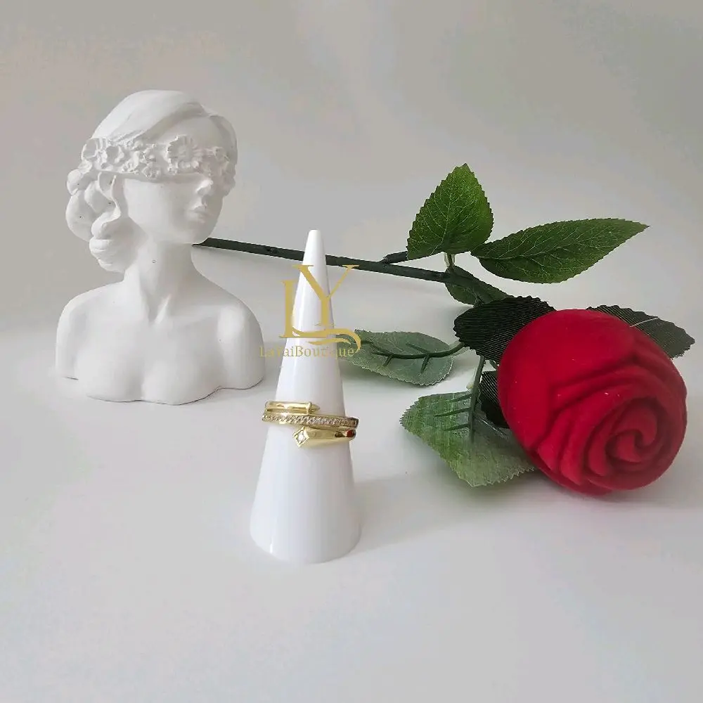 LaYaiBoutique #1805 high quality 14k gold plated ring