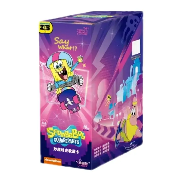 spongebob booster box 2023 SpongeBob SquarePants KAYOU Licensed Sealed collection cards booster Box (10 packs)