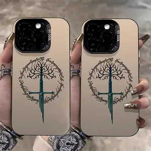 Phone case: The Lord of the Rings Phone Case Suitable for iPhone 17, 16e, 16, 15, 14, 13, 12, 11, Mini, Pro, Max, Air, X, XR, XS MAX, 8, 7 Plus - Anti-Drop Matte Back Cover
