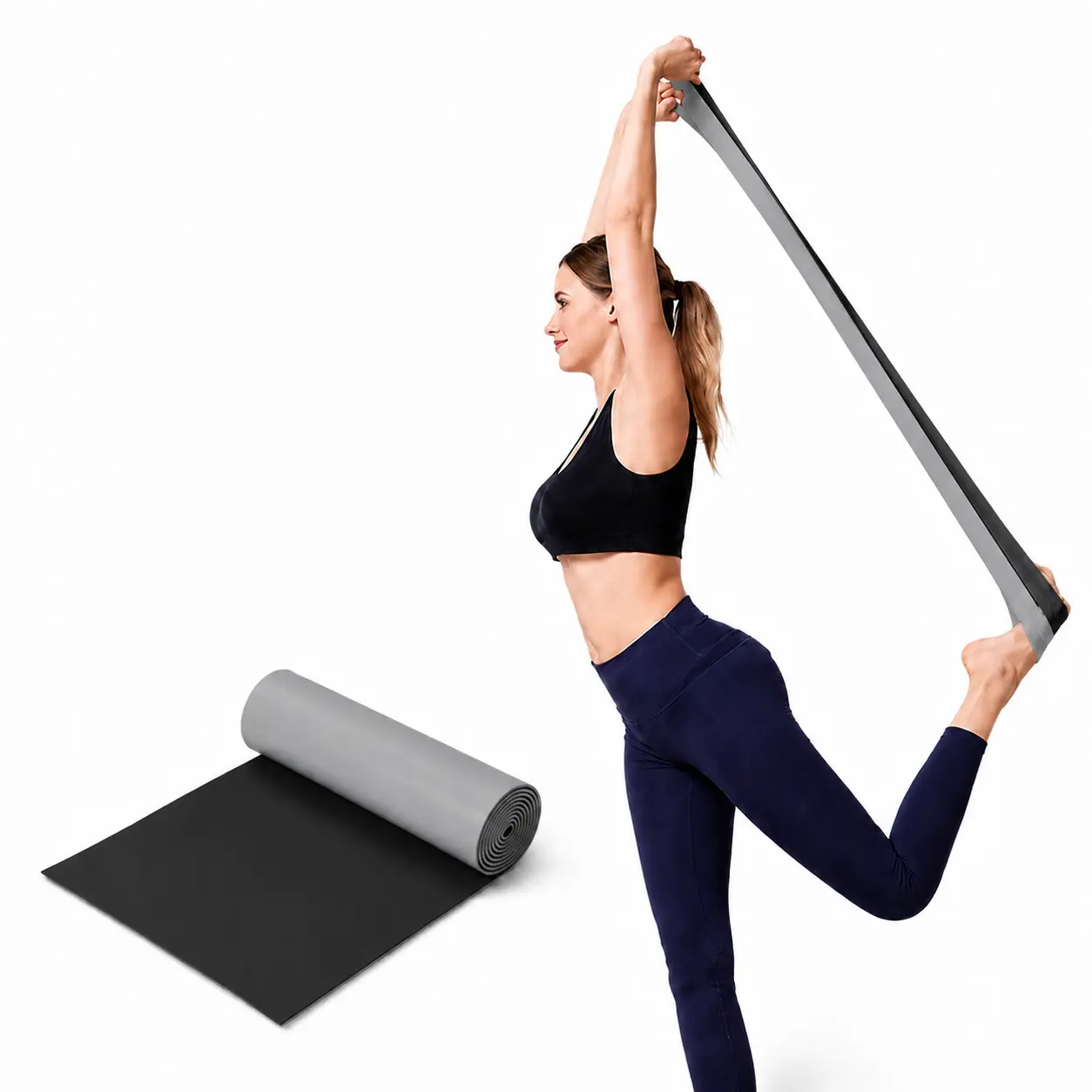 Unisex TPE Portable Fitness Band - Durable Stretch Strap for Resistance Band Workout, Assisted Lifts, Bodyweight Training, Home Fitness Accessory, Home Workout, Assisted Resistance Bands
