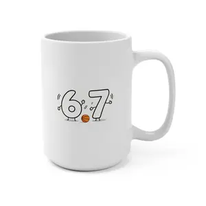 "6" "7"  Funny Basketball Height Mug | Tall Player Coffee Mug