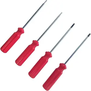 4-Piece Triangle Screwdriver Set, Magnetic Triangle Screwdriver Set 1.4 mm,1.8 mm,2.0 mm, 2.3 mm, Screwdriver Repair Tool for Toys and Battery Change