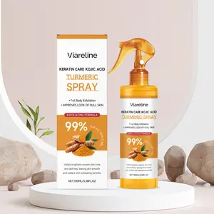 Turmeric Exfoliating Spray, Gentle Exfoliation, Cleanses Body Skin, Nourishes Soften, Moisturizing Spray, Skincare Essential, Hydrating, Cleansing