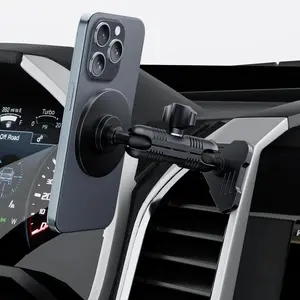 Magnetic Vent Phone Mount for 2015-2020 Ford F-150, 2017 - 2021 Super Duty & 2018 - 2021 Expedition, Full Metal Phone Holder Cradles Bracket Stand for All Smartphones