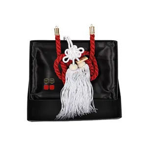 New Vip Charm JDM Fusa White Kiku JP Knot Red Kin Tsuna Rope