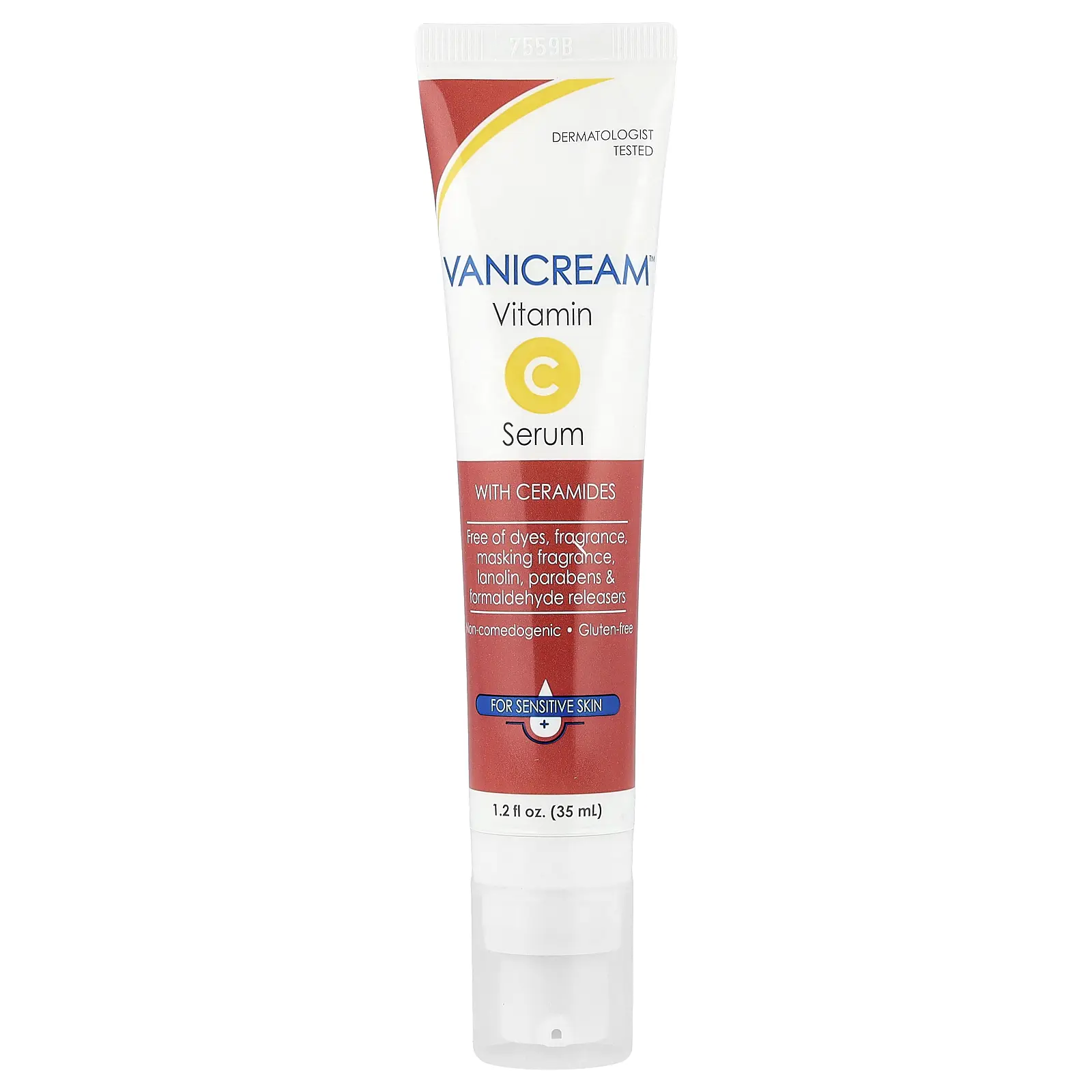 Vanicream Vitamin C Serum with Ceramides, For Sensitive Skin, 1.2 fl oz (35 ml)