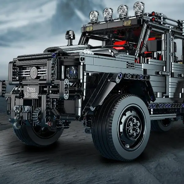 【1:8】3224pcs Dark Warrior Big G Assembly Off-road Vehicle - Brabus Model Educational Toy, perfect gift
