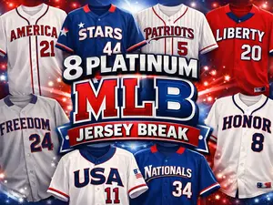 (8) BS Collectibles Platinum MLB Licensed Jerseys! Pick Your Team