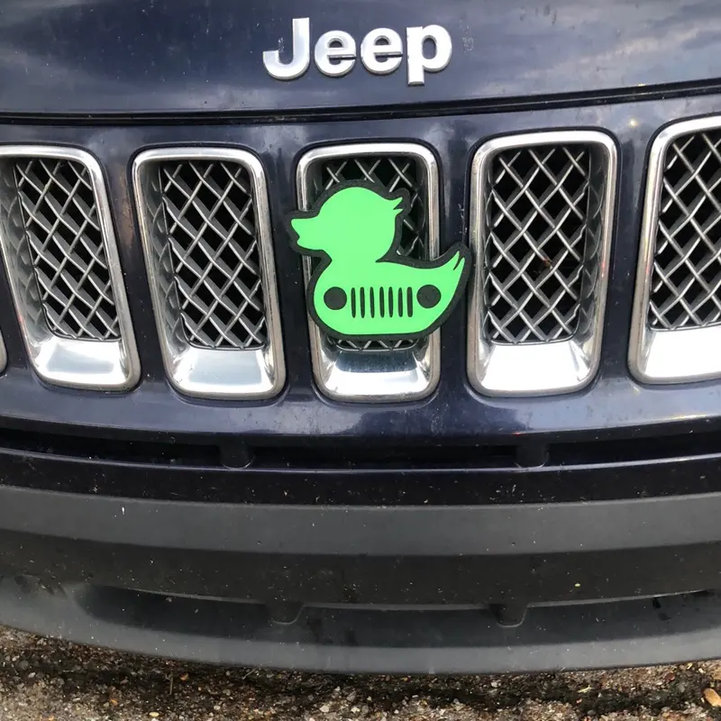 Jeep duck grill badge