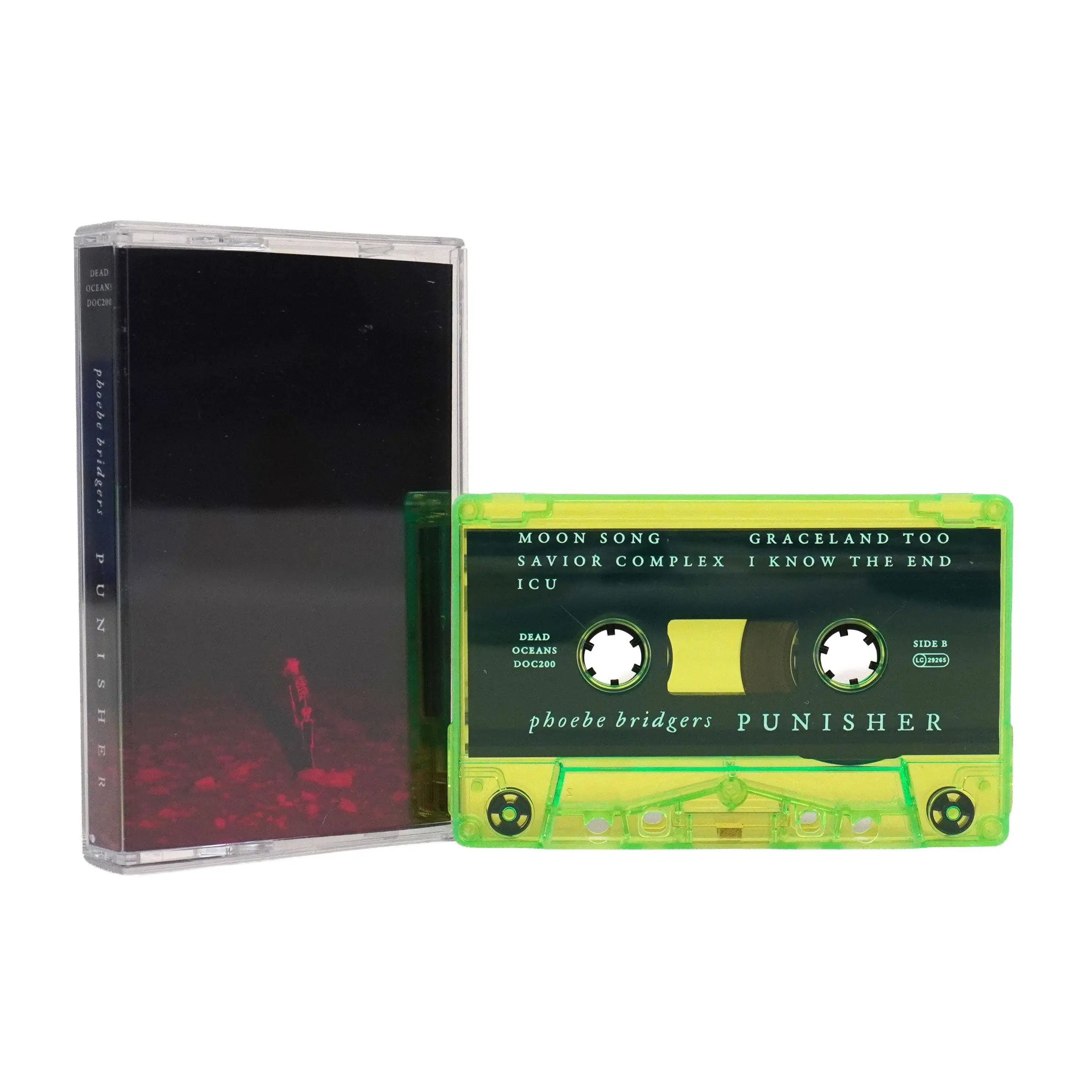 Phoebe Bridgers: Punisher Collaborations Limited-Edition English Cassette Tape - Dead Oceans 2020 Music Label Collectible Audio Tape