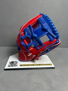Brand new SSK z7 specialist in vibrant red and blue right hand throw( glove worn on left hand)