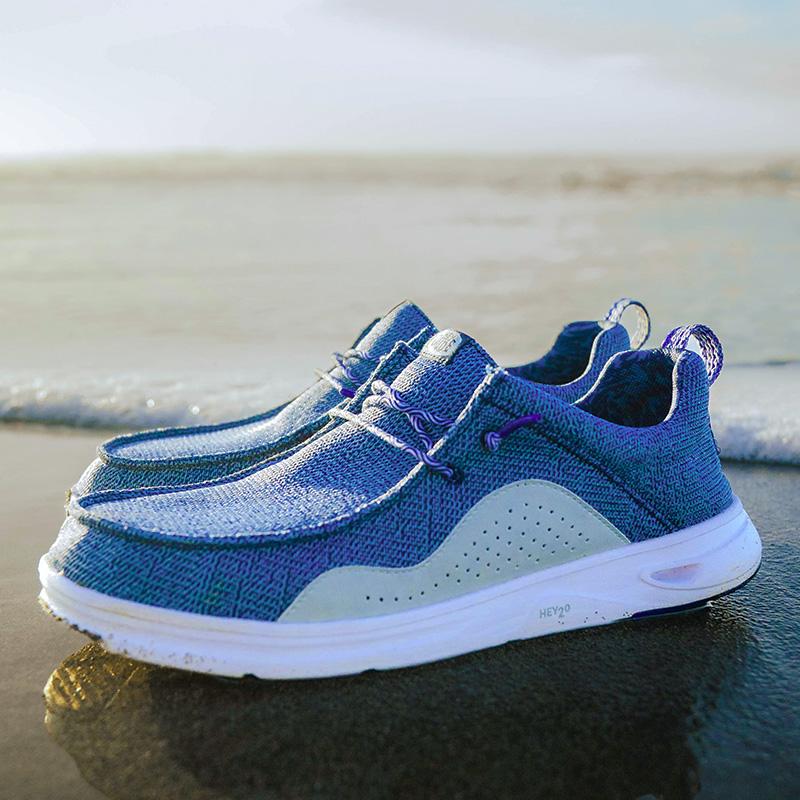 HEYDUDE Wally Hey2O Mesh – Mens Comfortable Casual Slip on Summer Shoes for Water